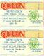 Two Queen Nepstadion Budapest 1986 Concert Ticket Stub Side-by-side Tickets