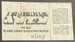 U2 11-29-1981 Concert Ticket Stub Warfield Theatre San Francisco CA October Tour