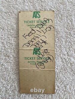 U2 1982 Original Vintage Concert Ticket Stub From Nassau Community College NY