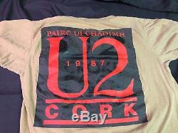 U2 Concert Ticket Stub and T-Shirt -1987-Joshua Tree