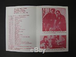 U2 Self-Aid R. D. S. Dublin 1986 CONCERT Program + Ticket Stub MINT! Bono EDGE
