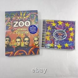 U2 Zoo TV LOT Concert Program with ticket Stubs / Live From Sydney DVD Zooropa CD