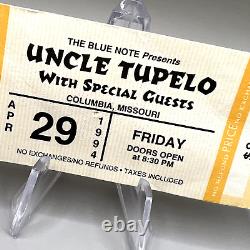 UNCLE TUPELO 1994 April 29 Columbia MO Blue Note concert ticket stub Last shows