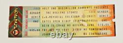 UNUSED 1981 Rolling Stones Concert Ticket L. A. Memorial Coliseum Ticketron