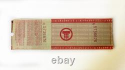 UNUSED 1981 Rolling Stones Concert Ticket L. A. Memorial Coliseum Ticketron