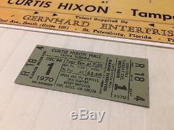 UNUSED Derek & The Dominos Clapton Concert Ticket Stub Poster 1970 Duane Allman