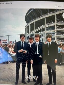 Ultra Rare Vintage Beatles 1966 Essen Germany Concert Ticket Stub Psa 2