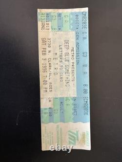 Unused Concert Ticket 1996 Deep Blue Something with Letters to Cleo Metro Chicago