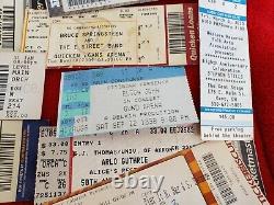 Used concert ticket stubs