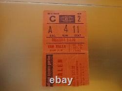 VAN HALEN CONCERT TICKET STUB 1982 Madison Square Garden, NYC