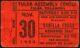 Vanilla Fudge (band)-mark Stein-1968 Concert Ticket Stub-tulsa Assembly Center