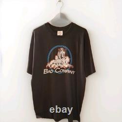 VINTAGE 2001 Bad Company Concert Shirt + ORIGINAL TICKET STUB Rock & Roll Fantas