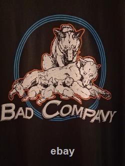 VINTAGE 2001 Bad Company Concert Shirt + ORIGINAL TICKET STUB Rock & Roll Fantas