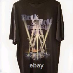 VINTAGE 2001 Bad Company Concert Shirt + ORIGINAL TICKET STUB Rock & Roll Fantas