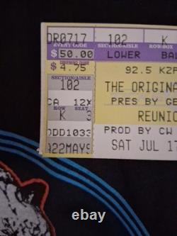 VINTAGE 2001 Bad Company Concert Shirt + ORIGINAL TICKET STUB Rock & Roll Fantas