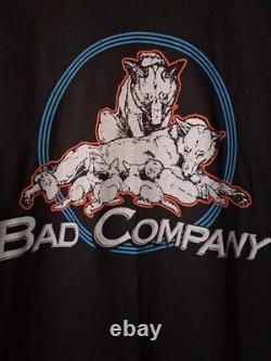 VINTAGE 2001 Bad Company Concert Shirt + ORIGINAL TICKET STUB Rock & Roll Fantas