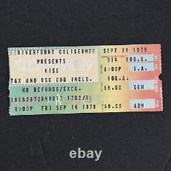 VTG 1979 KISS Concert Ticket Stub Riverfront Coliseum September 14th 1702/1