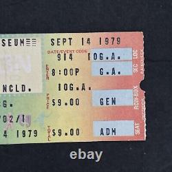 VTG 1979 KISS Concert Ticket Stub Riverfront Coliseum September 14th 1702/1