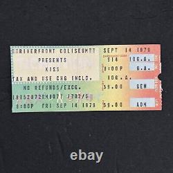 VTG 1979 KISS Concert Ticket Stub Riverfront Coliseum September 14th 1702/5