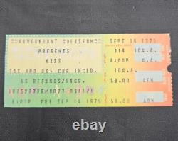 VTG 1979 KISS Concert Ticket Stub Riverfront Coliseum September 14th Cincinnati