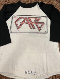 VTG CONCERT TEE 1982 THE CARS ON THE ROAD JERSEY With Ticket Stub