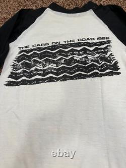 VTG CONCERT TEE 1982 THE CARS ON THE ROAD JERSEY With Ticket Stub