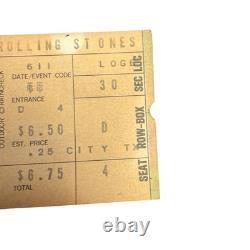 VTG Rolling Stones Concert Ticket Stub June 10 1972 The Forum Los Angeles CA