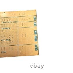 VTG The Who Concert Ticket Stub December 09 1970 The Forum Los Angeles CA