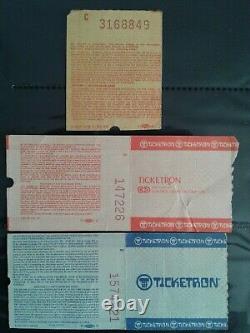 Van Halen Concert Ticket Stubs (3) Monsters Of Rock 1988,5150/1986, And 1984