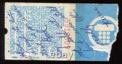 Van Morrison / The Persuasions 11-1-1974 Concert Ticket Stub Felt Forum New York