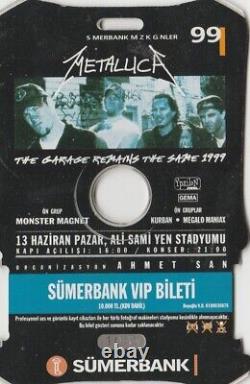 Very Rare Metallica Istanbul Concert Vip Ticket 13 June 1999 No 1039