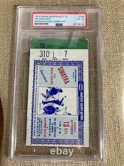 Very Rare Ticket Stub Frank Sinatra Concert Main Event October 13, 1974