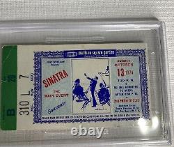 Very Rare Ticket Stub Frank Sinatra Concert Main Event October 13, 1974