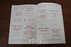 Vintage 1958 Louis Armstrong Jazz Concert Program + Ticket Stub Baltimore, MD