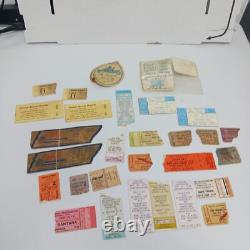 Vintage 1970's Concert ticket Stubs Lot Journey REO Alice Cooper Aerosmith Etc