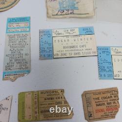 Vintage 1970's Concert ticket Stubs Lot Journey REO Alice Cooper Aerosmith Etc