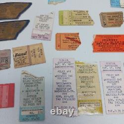 Vintage 1970's Concert ticket Stubs Lot Journey REO Alice Cooper Aerosmith Etc
