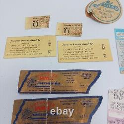 Vintage 1970's Concert ticket Stubs Lot Journey REO Alice Cooper Aerosmith Etc