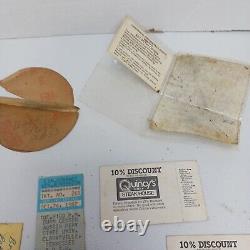 Vintage 1970's Concert ticket Stubs Lot Journey REO Alice Cooper Aerosmith Etc
