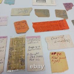 Vintage 1970's Concert ticket Stubs Lot Journey REO Alice Cooper Aerosmith Etc
