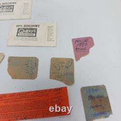 Vintage 1970's Concert ticket Stubs Lot Journey REO Alice Cooper Aerosmith Etc