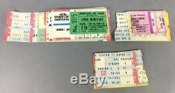 Vintage 1970s Concert Ticket Stubs including Lynyrd Skynyrd, Beach Boys Rock Era