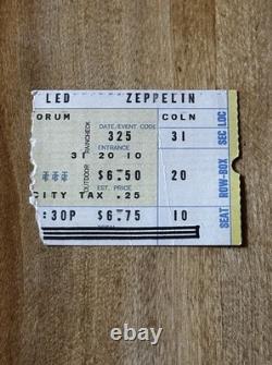 Vintage 1975 LED ZEPPELIN Concert Ticket Stub LA Forum Physical Graffiti Tour
