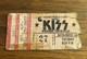 Vintage 1977 Kiss Concert Ticket Stub 12/27/77 Baton Rouge Louisiana