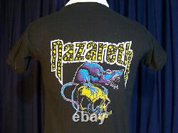 Vintage 1979 Nazareth Concert T-Shirt Lg Evansville IN WithOriginal Ticket Stub