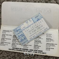 Vintage 1984 The Jacksons Victory Tour Concert Ticket Stub BC Place