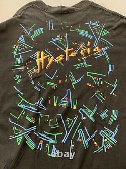 Vintage 1987 Def Leppard Hysteria Original Concert Shirt Ticket Stub & Program