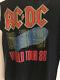 Vintage 1988 Ac/dc Tshirt Concert Tour Heat Seeker With Original Ticket Stubs