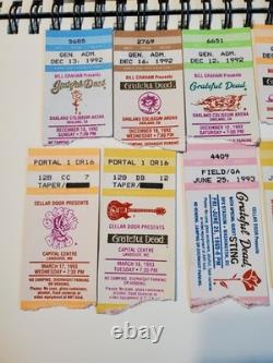 Vintage 1992 93 Grateful Dead & Others ROCK Concert Used Ticket Stub Lot Of 24
