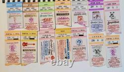 Vintage 1992 93 Grateful Dead & Others ROCK Concert Used Ticket Stub Lot Of 24